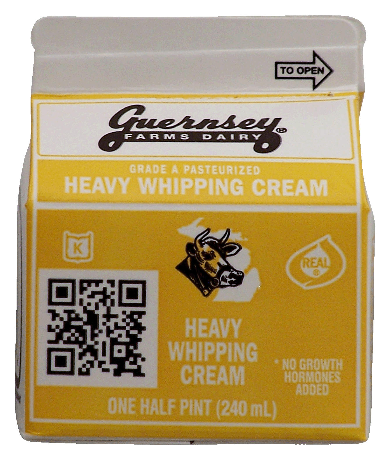 Guernsey Farms Dairy  heavy whipping cream liquid, grade a, pasteurized Full-Size Picture